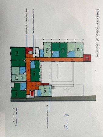 Floor plan - Boschstraat 57B12, 4811 GC Breda 